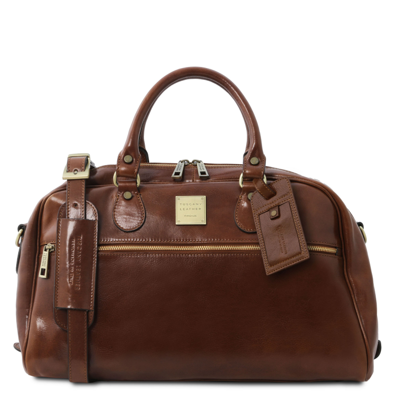 TL Voyager Reisetasche halbrund klein Braun TL Voyager Reisetasche halbrund klein Braun